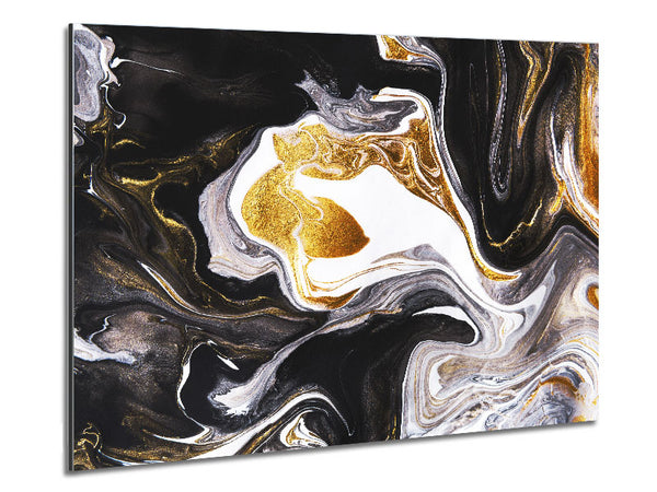 Liquid Coffee Metal Print