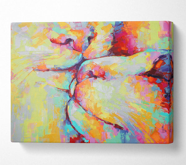  A Canvas Print of Kitten Kiss Canvas Art