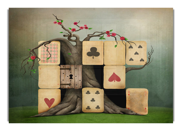 Alice im Wunderland Würfelbaum