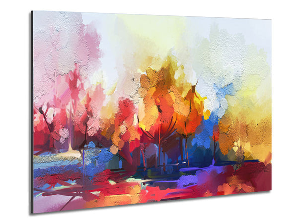 Summer Colour Explosion Metal Print