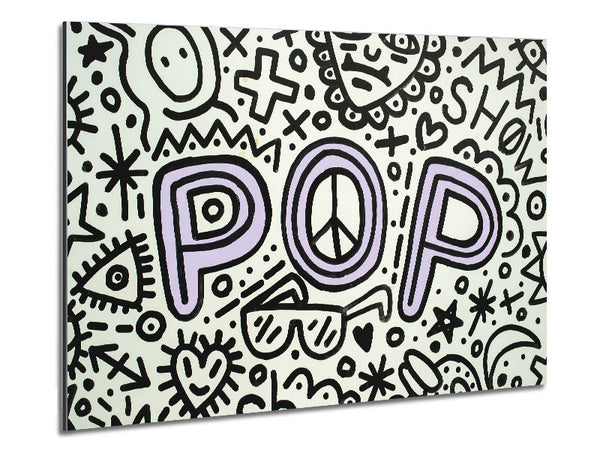 Pop Music Metal Print
