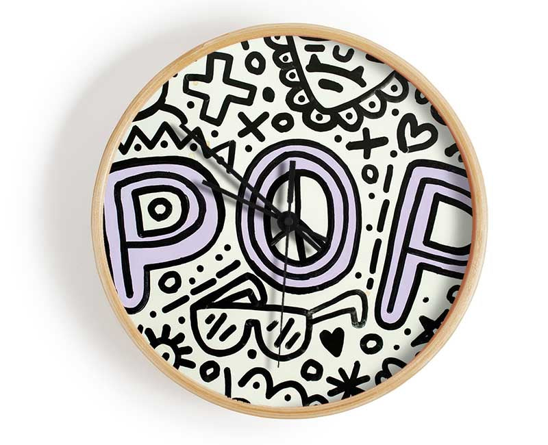 Pop Music Clock - Wallart-Direct UK