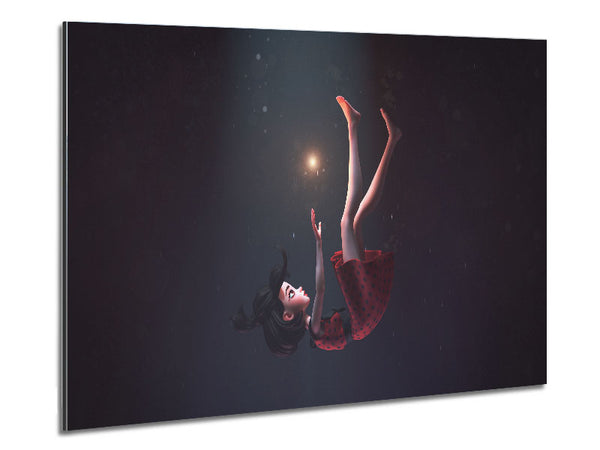 Falling In The Ocean Metal Print
