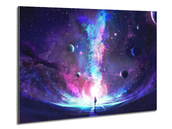 Staring Into The Universe Metal Print
