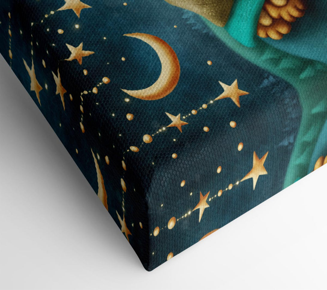  A Canvas Print of The Bear Slumber Canvas Print