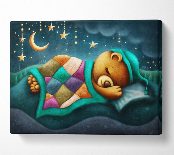  A Canvas Print of The Bear Slumber Canvas Print