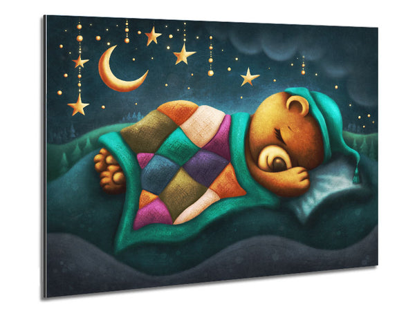 The Bear Slumber Metal Print