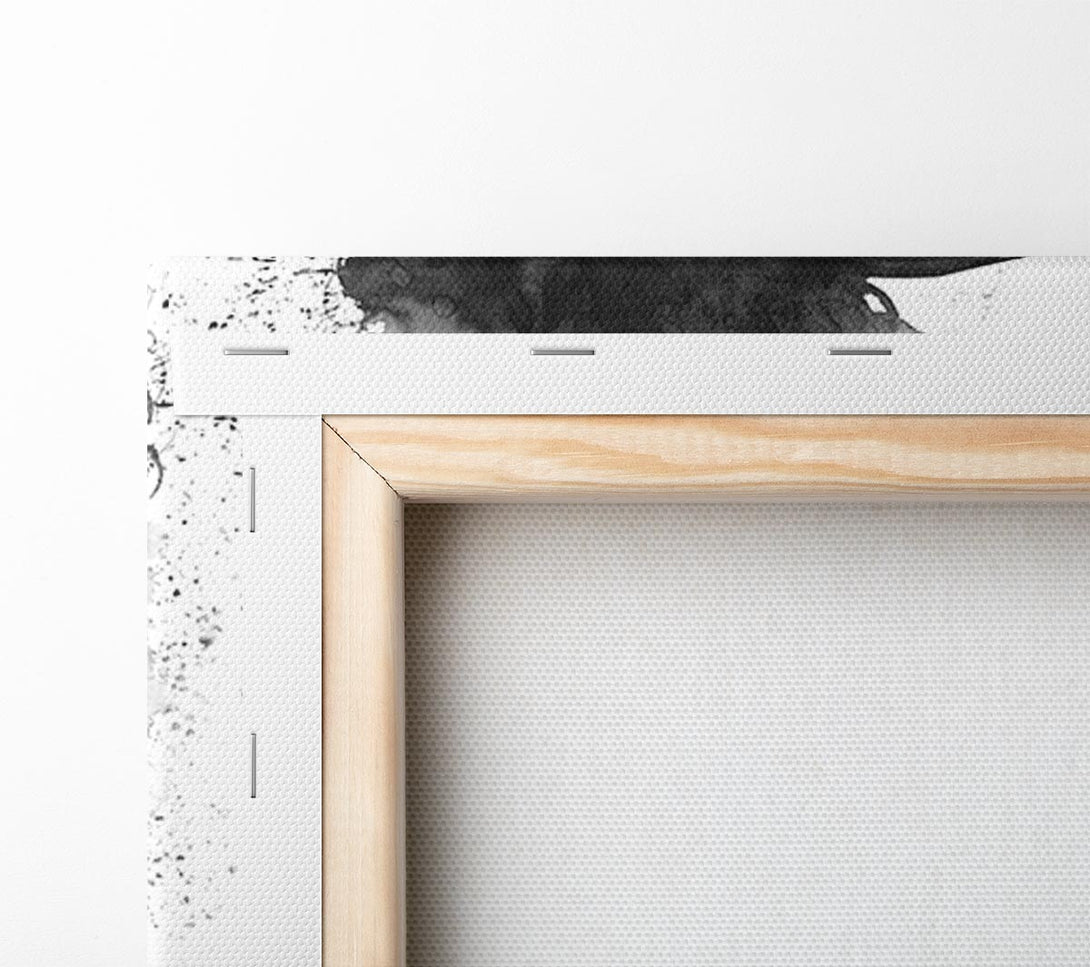  A Canvas Print of Ink Drawing Face Canvas Wall Art