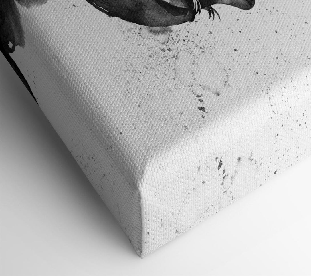  A Canvas Print of Ink Drawing Face Canvas Wall Art