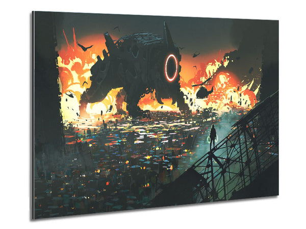 The Sound Monster Metal Print