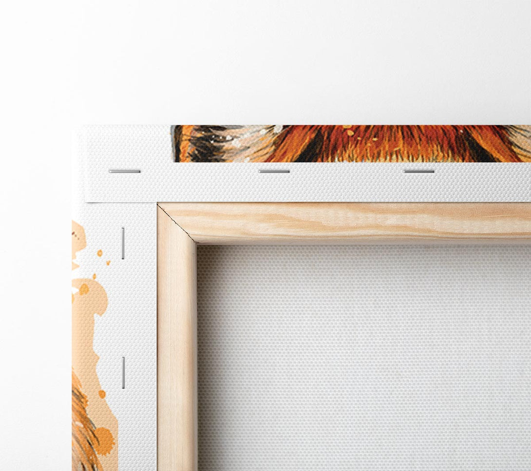  A Canvas Print of The Ginger Fox Canvas Print
