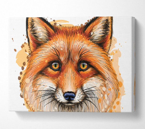  A Canvas Print of The Ginger Fox Canvas Print
