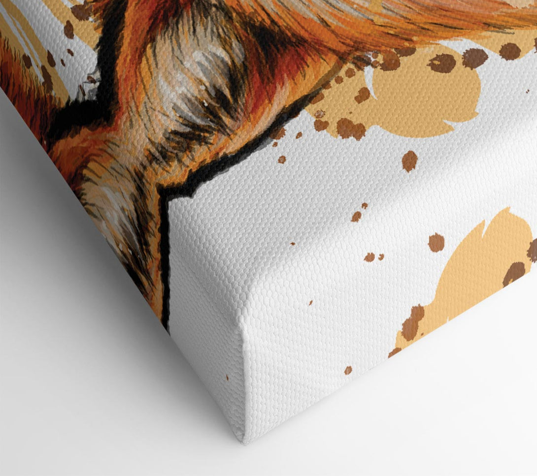  A Canvas Print of The Ginger Fox Canvas Print