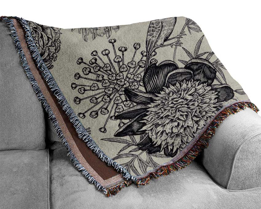 The Bird Wildlife Woven Blanket
