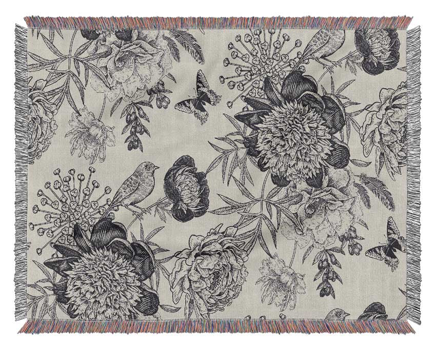 The Bird Wildlife Woven Blanket