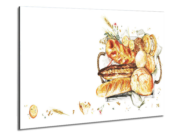 Breadcrumbs Metal Print