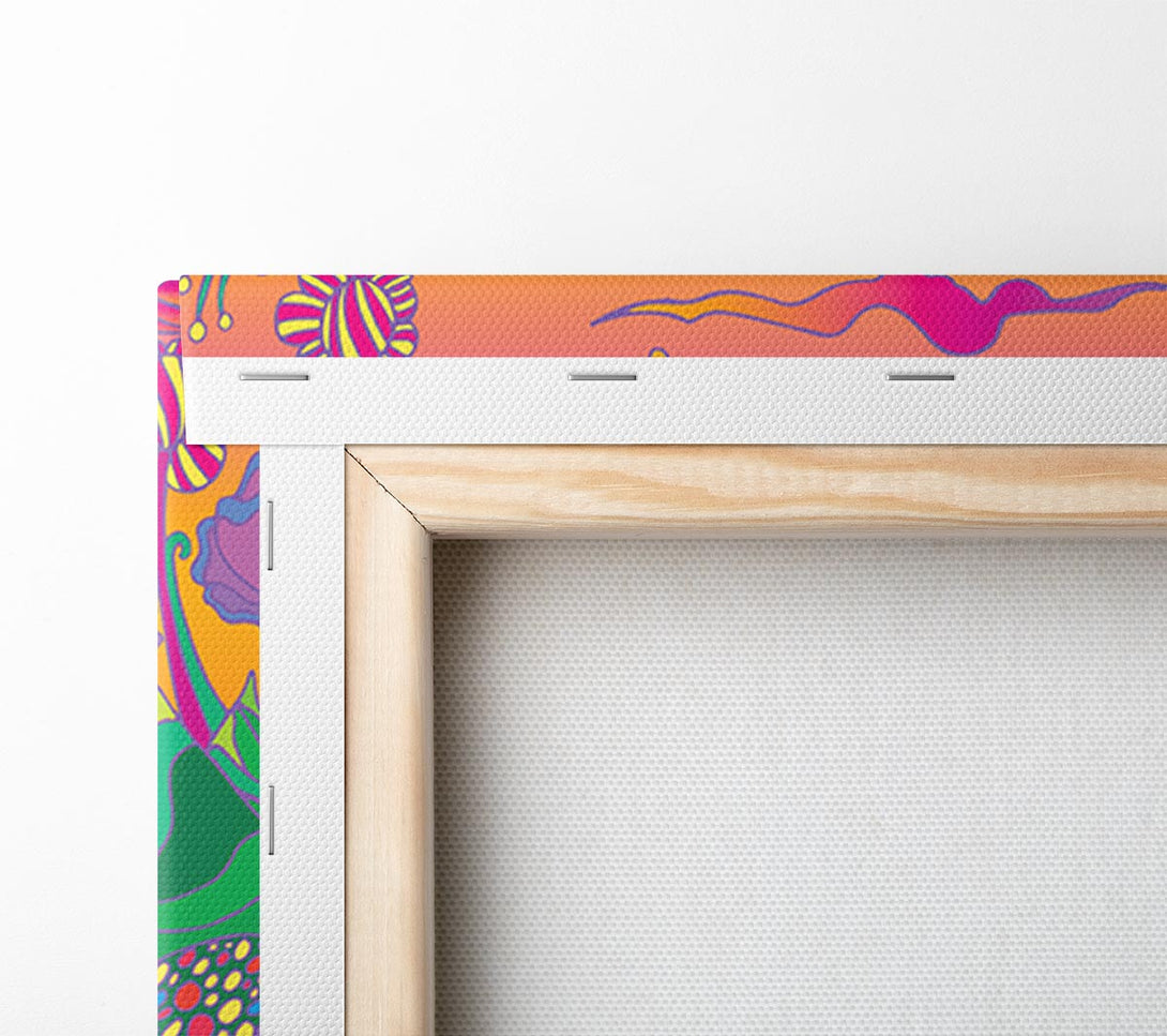  A Canvas Print of Psychedelic Landscape Canvas Art