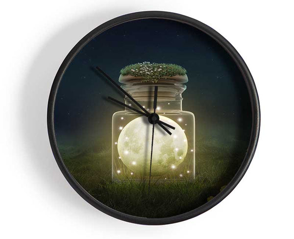 Moon In A Jar Clock - Wallart-Direct UK