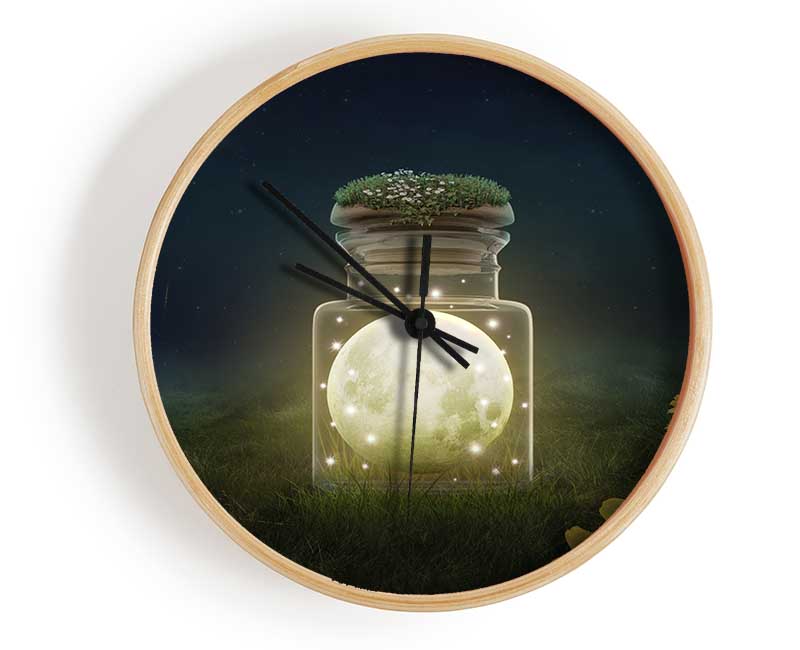 Moon In A Jar Clock - Wallart-Direct UK