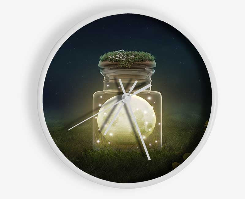 Moon In A Jar Clock - Wallart-Direct UK