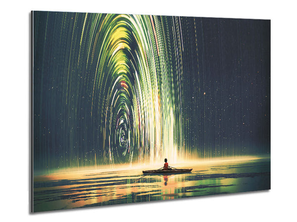 Water Jets Entry Metal Print