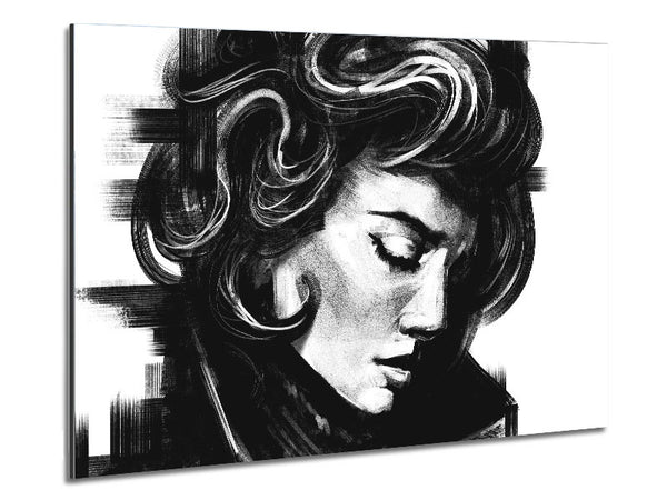 In The Dark Looking Down Metal Print