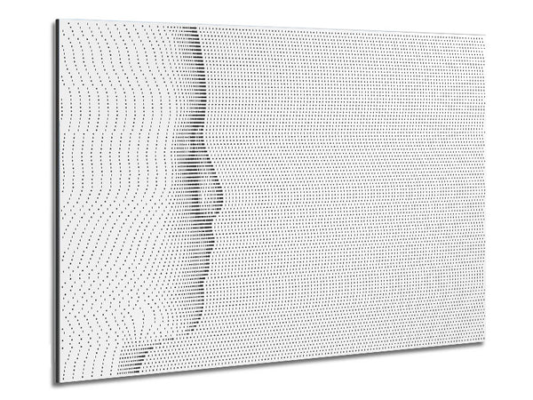 Face In Abstract Metal Print