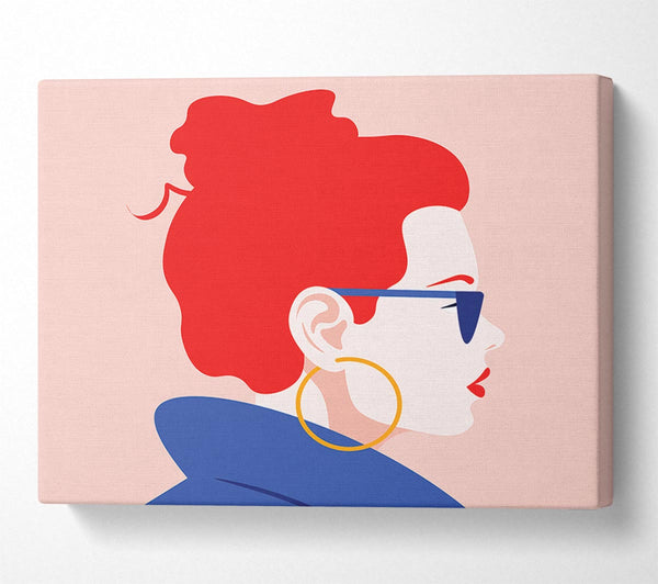  A Canvas Print of The Woman Fashion Canvas Print