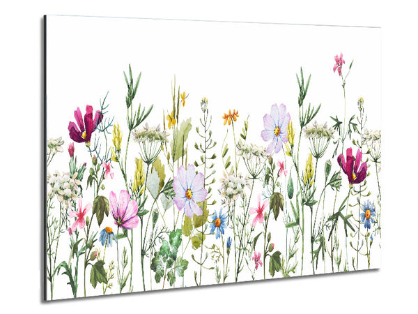 Summer Time Flowers 2 Metal Print