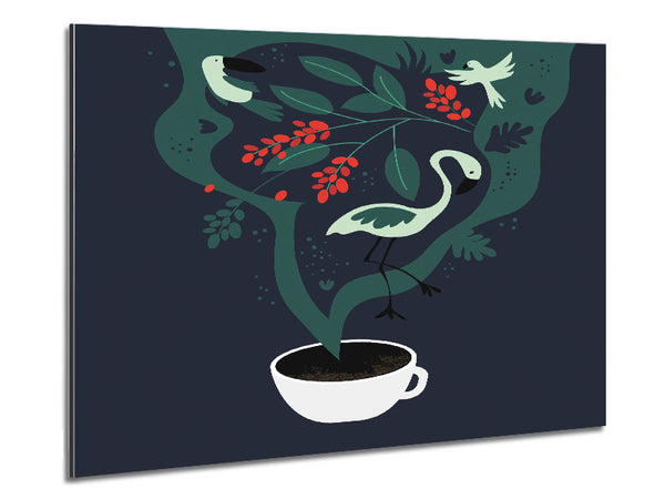 What A Lovely Coffee Metal Print