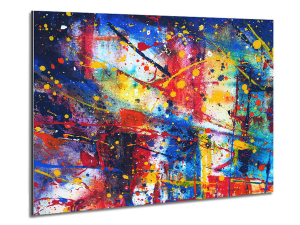 The Splatter Of The Bridge Metal Print