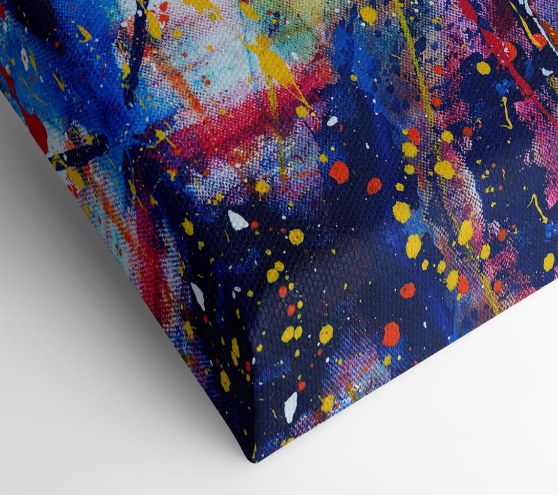  A Canvas Print of The Splatter Of The Bridge Canvas Print