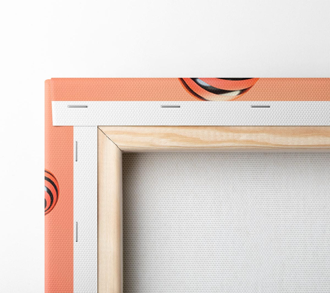  A Canvas Print of Twisty Stripey Mess Canvas Art
