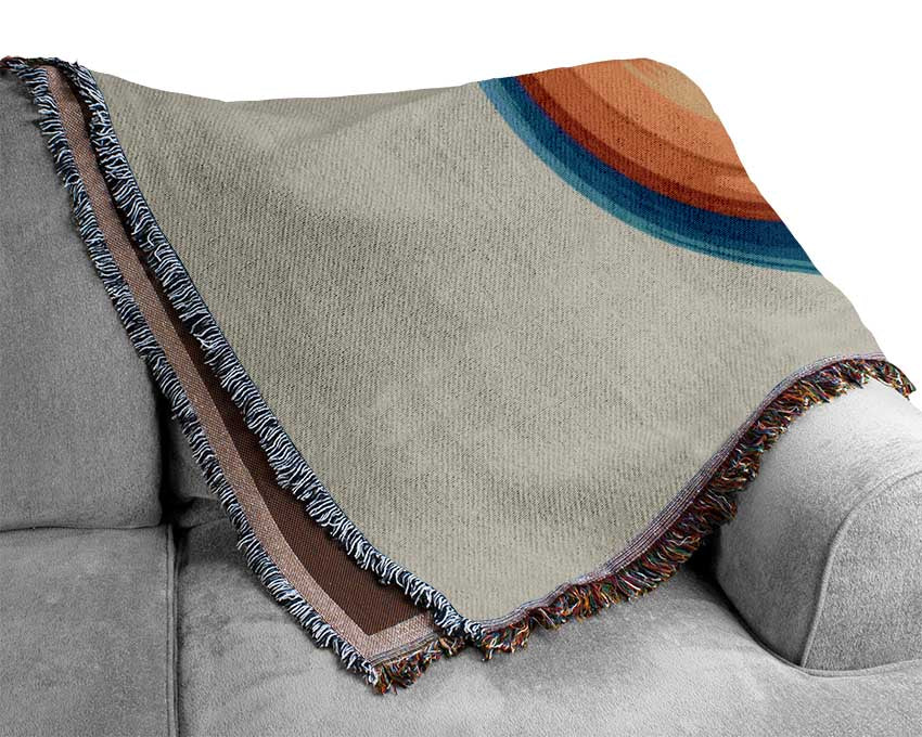 The Rainbow Swirl Paste Woven Blanket