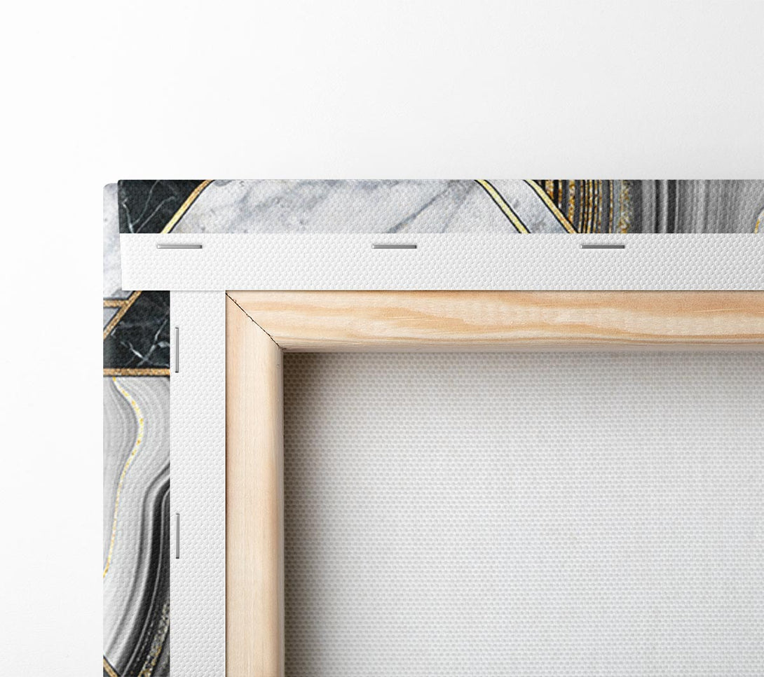  A Canvas Print of Triangles Of Marble Canvas Art