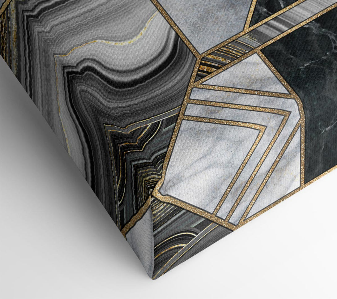  A Canvas Print of Triangles Of Marble Canvas Art