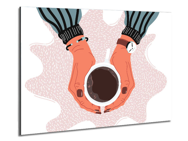 Time For Coffee Metal Print