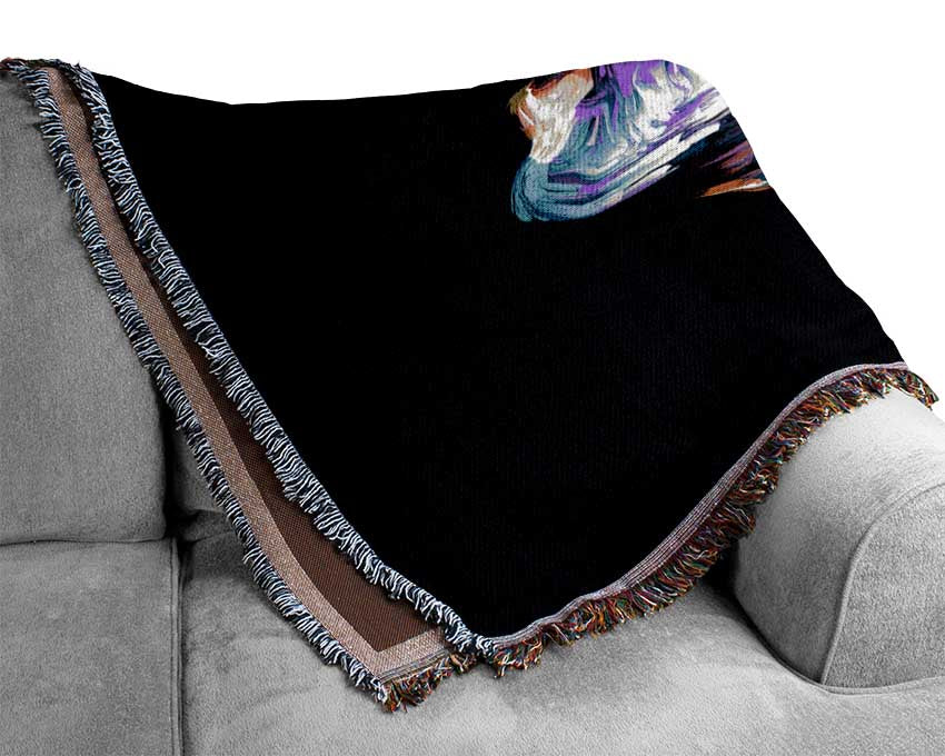 The Face Of Colour Woven Blanket