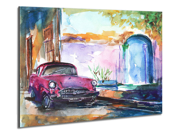 Classic Motoring Metal Print