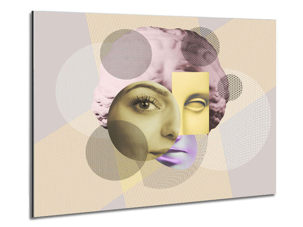 The Creepy Face Metal Print