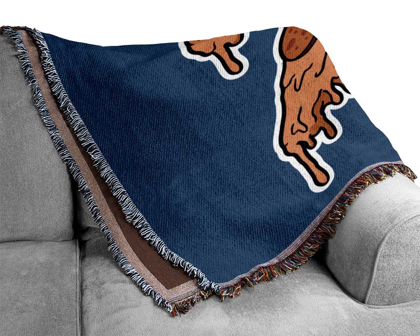 Pizza Life Woven Blanket