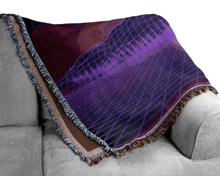 The Sun Retro Woven Blanket