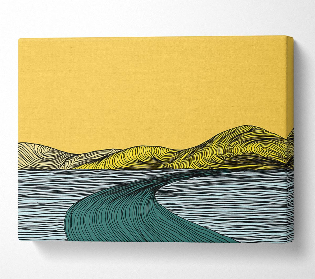  A Canvas Print of The Abstract Road Canvas Art