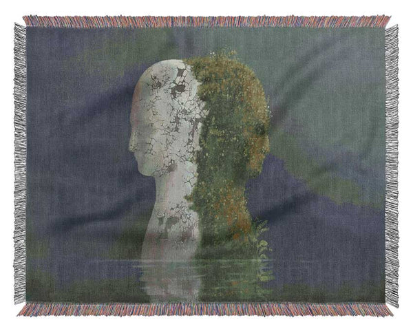 Stone And Plant Human Woven Blanket