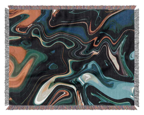 Liquid Metal Vivid Melt Woven Blanket