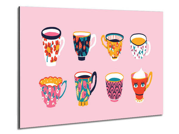 Fancy A Cuppa Metal Print