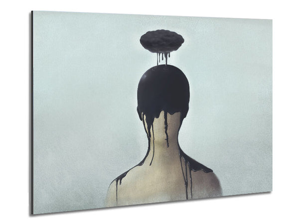 Clouds Of Ink Metal Print
