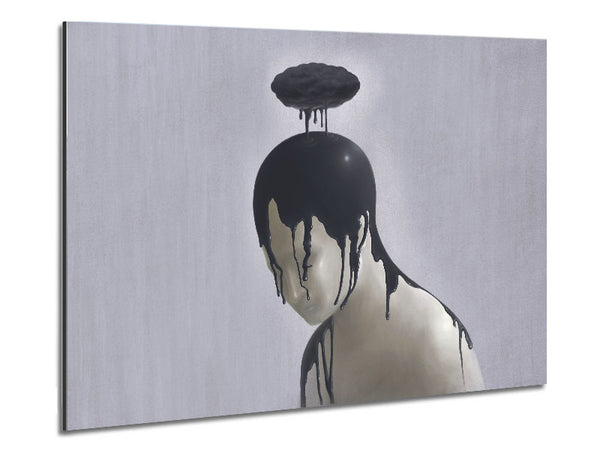 Clouds Of Ink 2 Metal Print