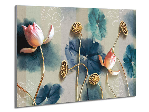 Stunning Flower Pose Metal Print