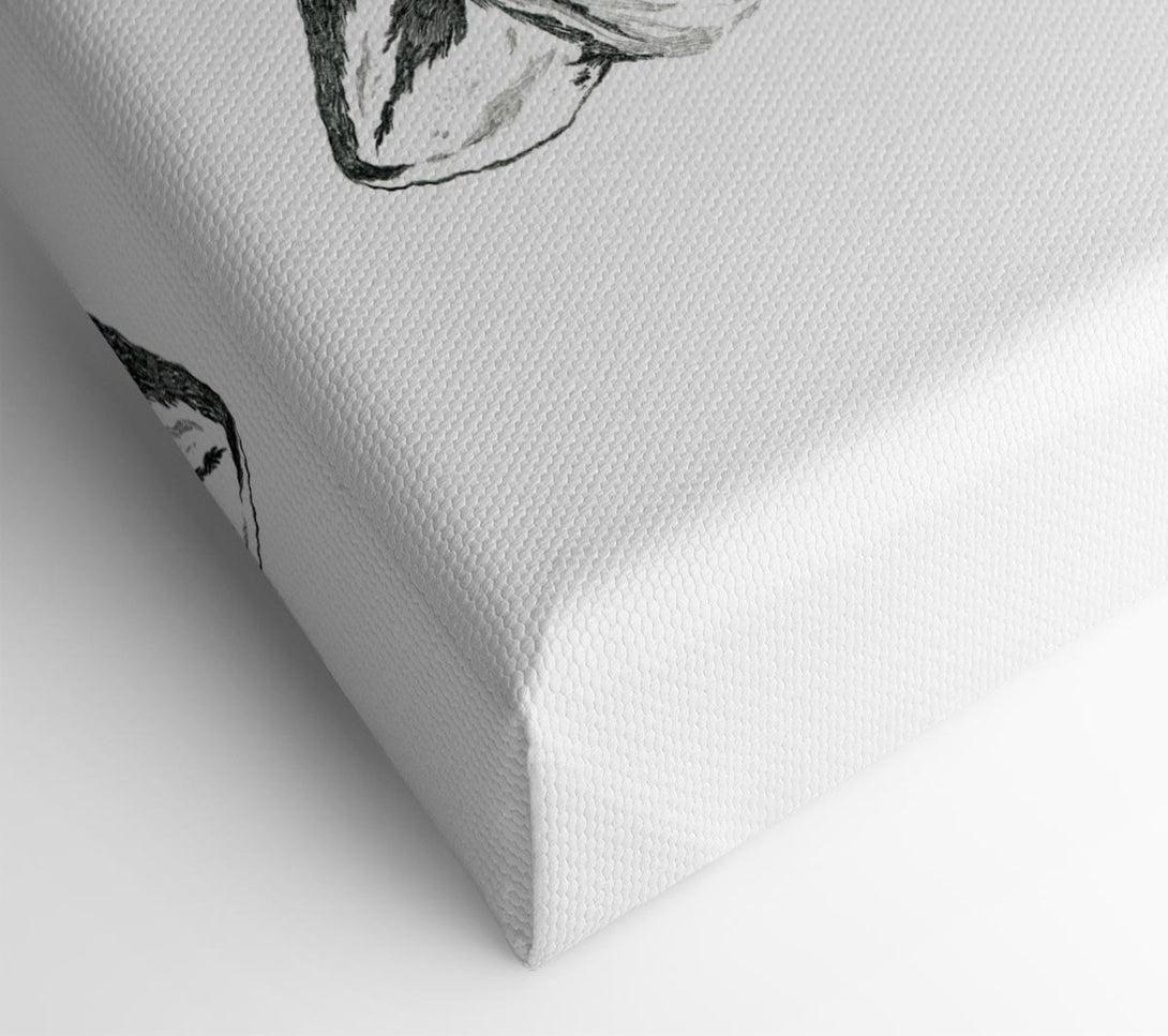  A Canvas Print of Ready For Winter Fox Canvas Art